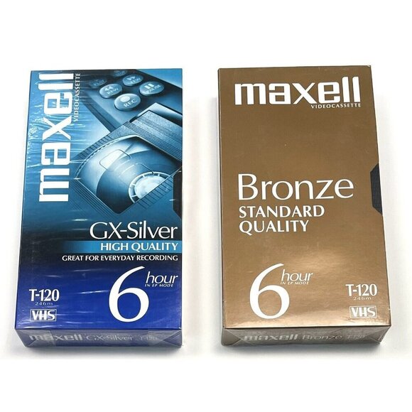 Lot 16 T-120 Blank 6hr EP VHS Videocassette SONY POLAROID RADIOSHACK JVC NIP NEW - Picture 10 of 15